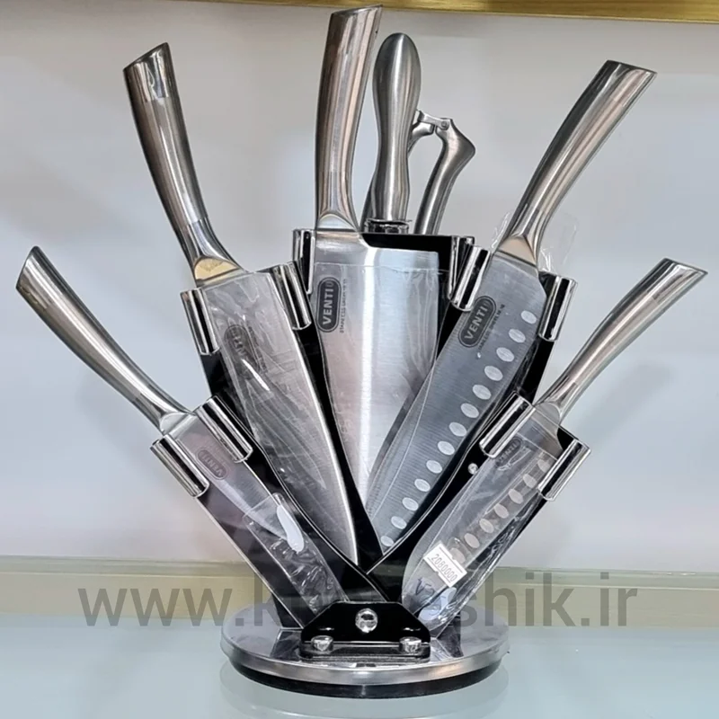 سرویس کارد و ساتور آشپزخانه ونتی ( کد کالا 02100402 )