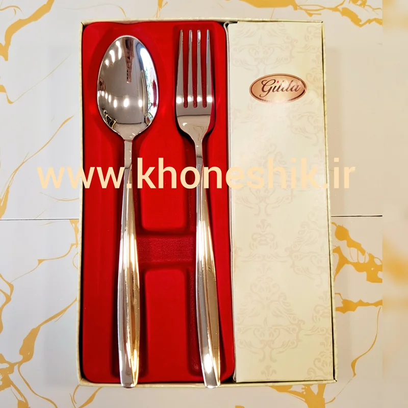 سرویس قاشق و چنگال 12 پارچه استیل گیلدا (کد کالا : 04050121)