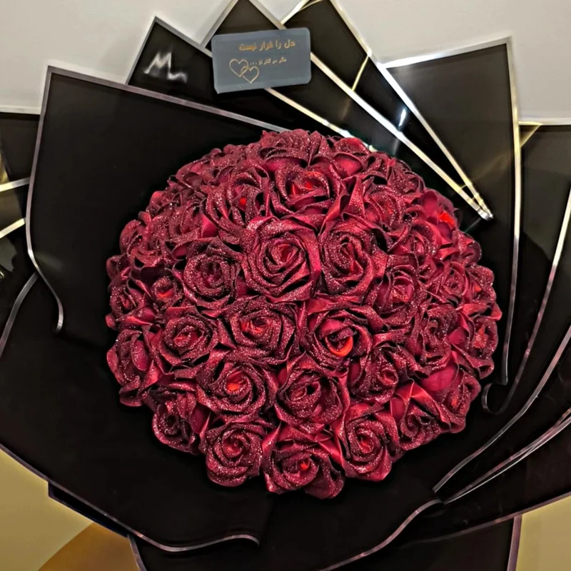دسته گل مصنوعی روبانی 50 شاخه (کدکالا :04072501)
