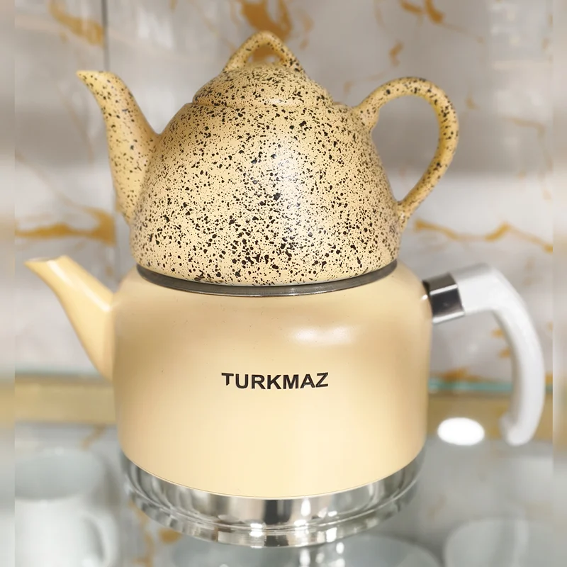 کتری قوری  کوره ای استاتیک 3 لیتری ترکماز  ( کد کالا :04050111)