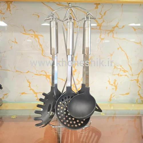 ست کفگیر و ملاقه یونی هوم 7پارچه کد کالا: (04050710)