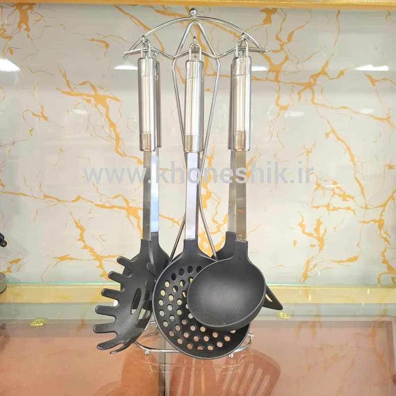 ست کفگیر و ملاقه یونی هوم 7پارچه کد کالا: (04050710)