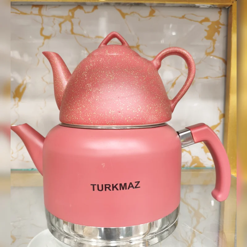 کتری قوری  کوره ای استاتیک 3 لیتری ترکماز  ( کد کالا :04050110)