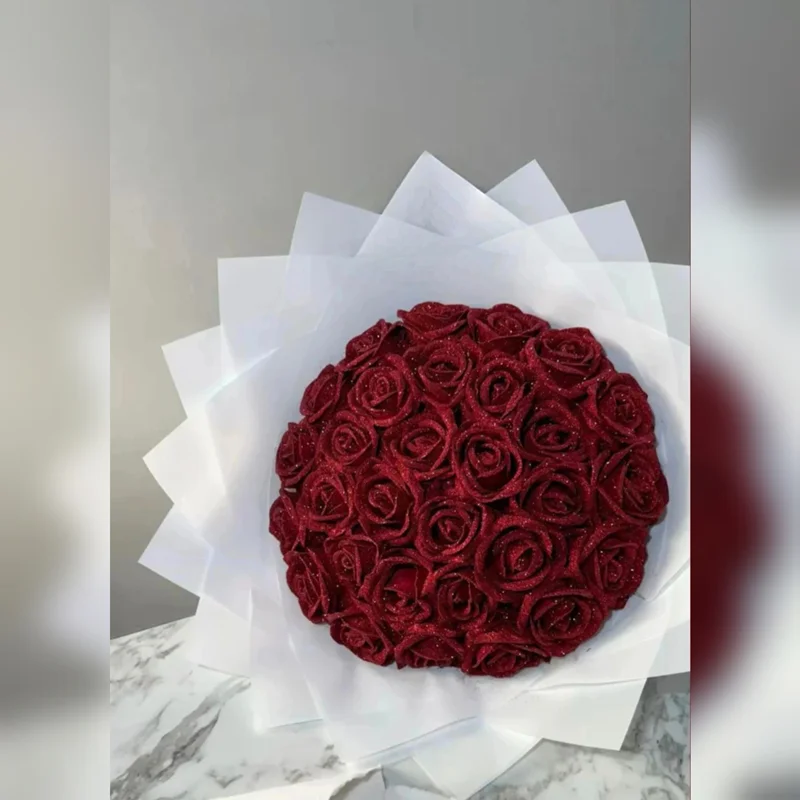دسته گل مصنوعی روبانی ۳۰ شاخه (کدکالا : 04072801)