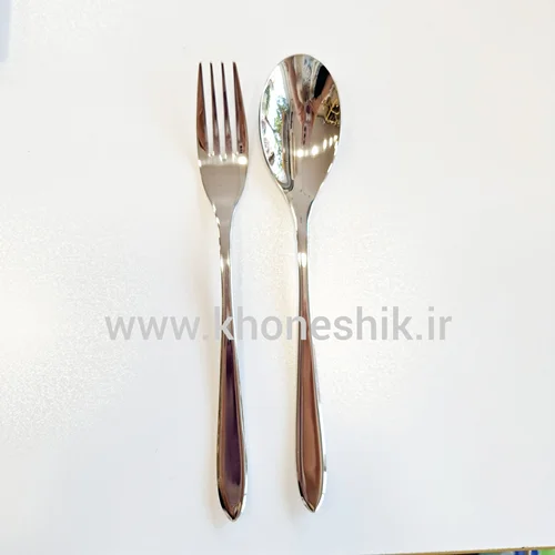 سرویس قاشق و چنگال 12 پارچه استیل لوکا (کد کالا : 04050126)