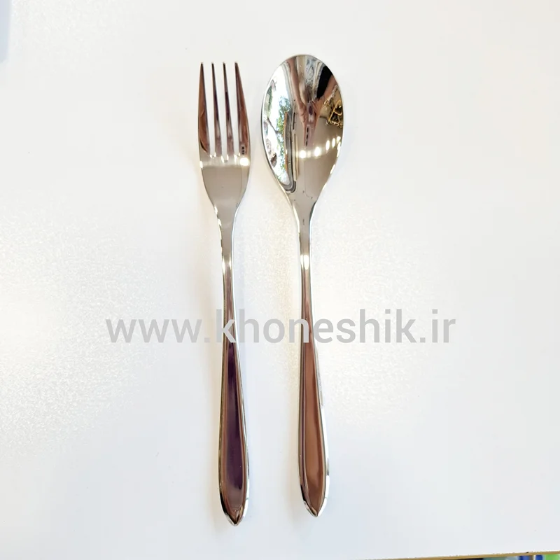 سرویس قاشق و چنگال 12 پارچه استیل لوکا (کد کالا : 04050126)