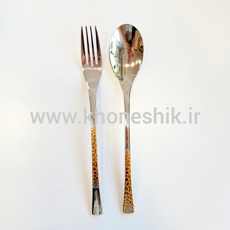 سرویس قاشق و چنگال 12 پارچه استیل لوکا (کد کالا : 04050127)
