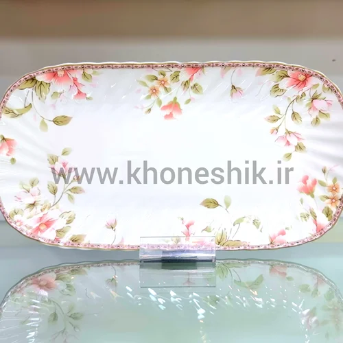 رولت خوری چینی طرح دار گلد کیش طرح سوییتی سایز M ( کد کالا  : 03071432 )