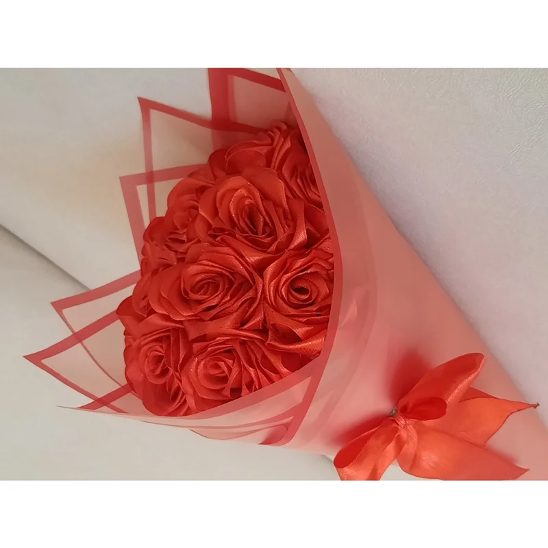 دسته گل مصنوعی روبانی 12 شاخه (کدکالا : 03۱۰۱۷۰2)